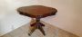 Antique violin top table from the Louis Philippe era in walnut wood