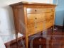 Pregno vintage chest of drawers and bedside tables in Italian walnut                            