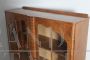 Small 1940s Art Deco display cabinet in walnut