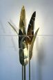 Brass palm-shaped floor lamp from Italy 1970s