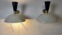 Vintage mid-century Italian Stilnovo style wall lamps, 1970s