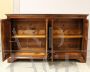 Antique walnut sideboard with 4 doors, Italy 18th century