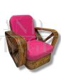 Iconic wicker armchair designed by Paul Frankl in the 50s