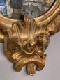 Antique baroque style gold leaf mirror, 18th century