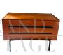 Small vintage 1960s chest of drawers in teak