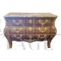 Antique Louis XV style dresser with bronzes, from 19th century