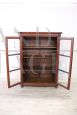 Antique 19th century solid larch display cabinet