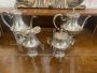 4-piece art deco silver tea and coffee set