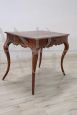 Antique center table in solid cherry wood from the 18th century