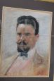 Pastel painting with portrait of a nobleman signed Michetti Francesco Paolo