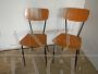 Pair of formica chairs from the 70s