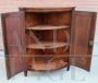 Cantonal corner cabinet in walnut wood - Italy 1700