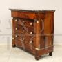 Small 19th century Empire chest of drawers in walnut