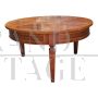 Antique Louis XVI style round coffee table