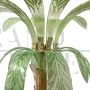 Palm tree-shaped floor lamp in green Murano glass