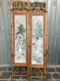 Chinese bamboo screen, 1980s