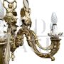 Antique Empire style gilded bronze chandelier, early 1900s