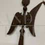 Pair of antique halberds forged in wrought iron, Italy late 19th century