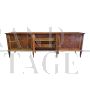 Large Art Deco six-door sideboard in walnut and briar, 1930s