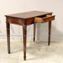 Antique Empire desk, side table or console in walnut and cherry, 19th century Italy