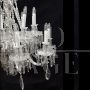 Murano glass chandelier with crystal drops from the early 1900s