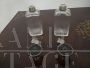 Antique toilet set with silver and tortoiseshell brushes, mirror and bottles