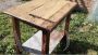 Recycled wood table