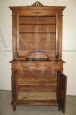 Antique cupboard with glass doors, early 20th century