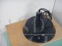 Industrial funnel lamp in black metal D30 - 1950