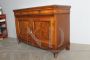 Antique sideboard from the Charles X era in solid walnut, early 19th century