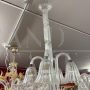 1930s art deco Barovier chandelier in Murano glass