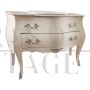 Baroque style bathroom vanity unit with sink and drawer