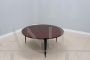 Round T61 coffee table by Osvaldo Borsani for Tecno, 1950s                            