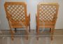 Pair of vintage colonial style armchairs