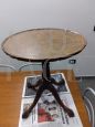 Antique smoking table with tray top, 19th century