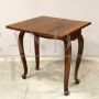 Small antique console folding table with central inlay, Italy '700 - Louis XV