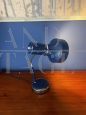 1970s desk lamp in blue lacquered metal