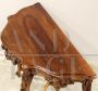 Antique Louis Philippe console table in richly carved walnut