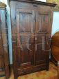 Antique late 18th century wardrobe in alder, Piedmontese