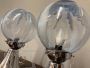 Pair of Murano glass table lamps in the Toni Zuccheri style, 1970s