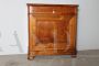 Antique Louis Philippe sideboard small cabinet in solid walnut, 1850