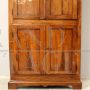 Antique corner cupboard in cherry wood, 19th century Italy