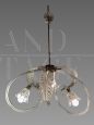 Barovier & Toso chandelier in Murano glass with three lights