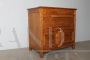 Antique Italian bread sideboard from the late 19th century in poor art