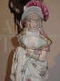 Pair of 19th century porcelain statues