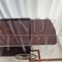 Vintage mahogany bar trolley with drawers and pull-out top