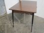 Vintage brown wood effect formica dining table, 1960s