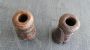 Pair of antique Jacobean bombard mortars from the French Revolution