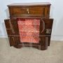 Antique Italian small sideboard from the 17th century in solid walnut