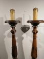 Pair of late 18th century candlesticks